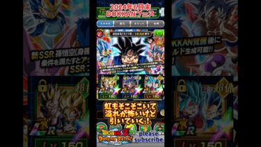 【ドッカンバトル】2024年6月末 DOKKANフェス 波乱を呼ぶ覚醒 孫悟空(身勝手の極意 “兆”)【DRAGON BALL】