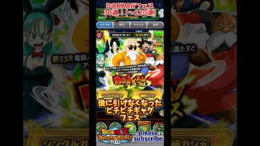 【ドッカンバトル】2024年7月末 DOKKANフェス フェス限：明るく楽しい人生 亀仙人 30連！(通算120連)【DRAGON BALL】