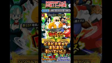 【ドッカンバトル】2024年7月末 DOKKANフェス フェス限：明るく楽しい人生 亀仙人 30連！(通算90連)【DRAGON BALL】