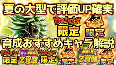 【ドッカンバトル】初再録予定のキャラも多数！ブロリーCPまでに育てておくべきキャラ解説！