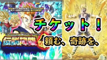 【ドッカンバトル】超感謝チケットガチャ！奇跡よ起こってくれえ！#ドッカンバトル #dokkanbattle #ドラゴンボール #ドラゴンボールレジェンズ