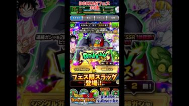 【ドッカンバトル】2024年11月 DOKKANフェス フェス限：若さへの執着 スラッグ 30連！【DRAGON BALL】