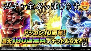 【ドッカンバトル復帰TV】ありったけの龍石をガチャ全ぶっぱ🤩【ドラゴンボー ル】【ドカバト】