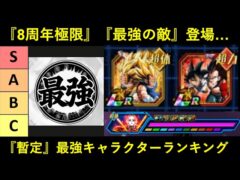 【ドッカンバトル】8周年極限&最凶ジレン登場…。暫定最強キャラクターランキング