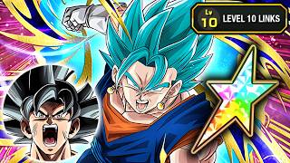 SUPER EZA PHY VEGITO BLUE ON LR UI GOKU + SSBE VEGETA TEAM! Dragon Ball Z Dokkan Battle