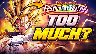 Is The Festival Of Battles Too Much Still? | DBZ: Dokkan Battle