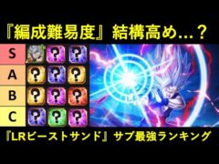 【ドッカンバトル】『フェス限LRビーストサンド』サブキャラ最強ランキング