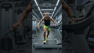 Working out at the gym when suddenly… 🏃♂️🔄 #GymFail #GlitchInTheMatrix #WaitForIt #Shorts