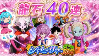【ドッカンバトル#625】シャイニーサマーガシャ/龍石40連/LIVE切抜き